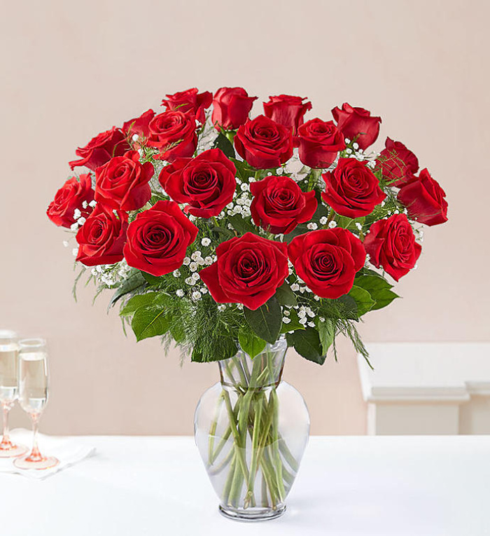 Rose Elegance - 2 Dozen Red