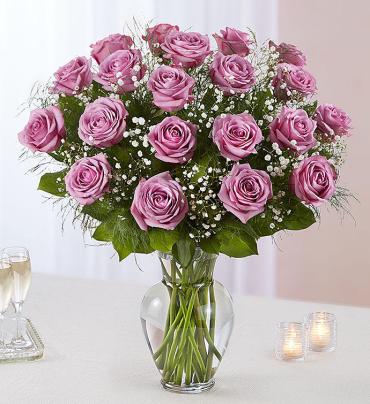 Precious Purple Roses - up to 3 dozen