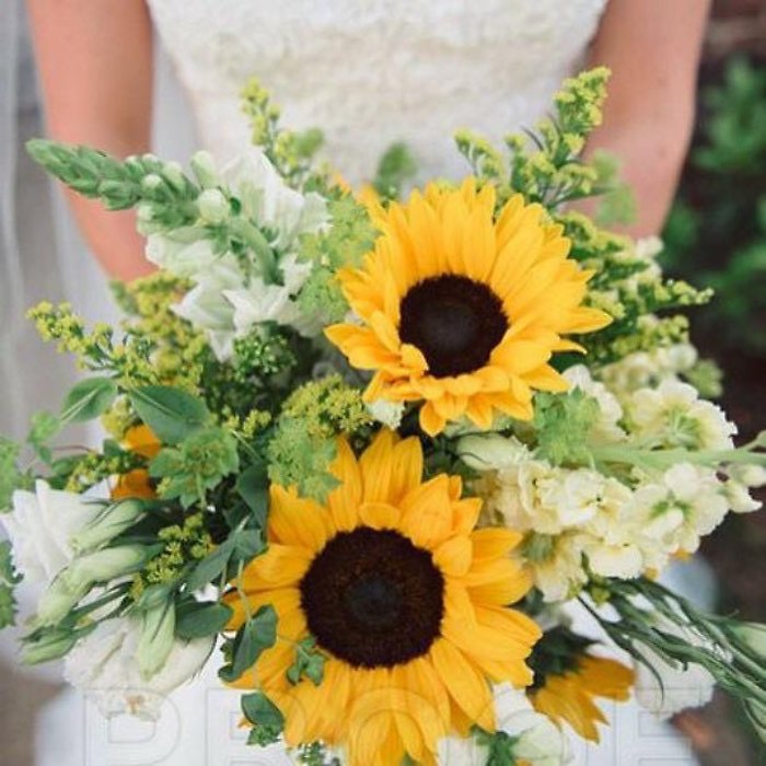 Bridal Bouquet - Sunflowers