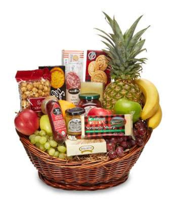 Deluxe Fruit & Gourmet Basket