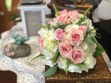 Bridal Bouquet - Pink and white