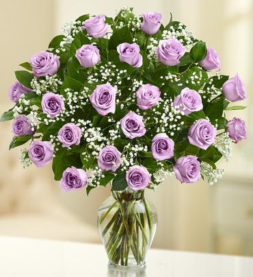 Ultimate Elegance Long Stem Purple Roses