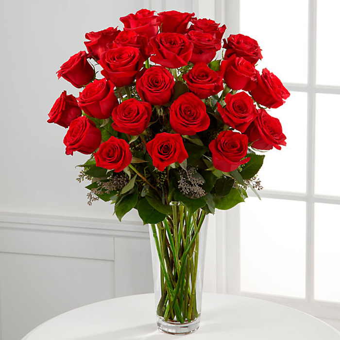 The Long Stem Red Rose Bouquet - 24 stems